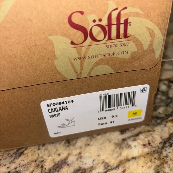 Sofft Women's White Wedge Sandals NIB - Picture 10 of 11